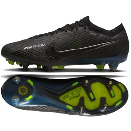 Chuteira Nike Zoom Mercurial Vapor 15 Elite SG-Pro Ac M DJ5168 001 preto preto Chuteira Nike Zoom Mercurial Vapor 15 Elite SG-Pro Ac M DJ5168 001 preto preto