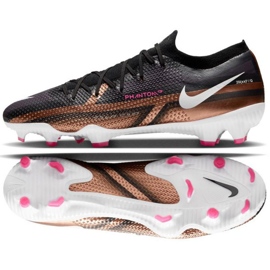 Chuteira Nike Phantom GT2 Pro Qatar Fg M DR5959 810 marrom preto preto
