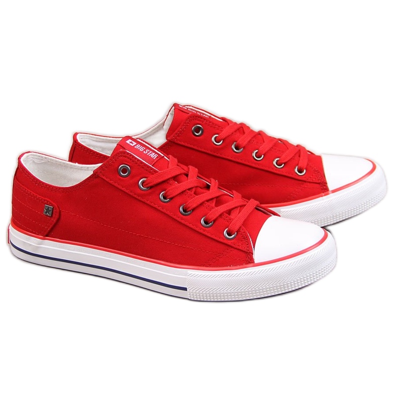Tênis baixo masculino vermelho Big Star DD174274