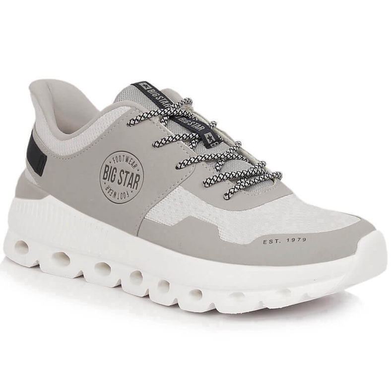 Sapatos esportivos femininos confortáveis ​​na plataforma Big Star LL174138 bege