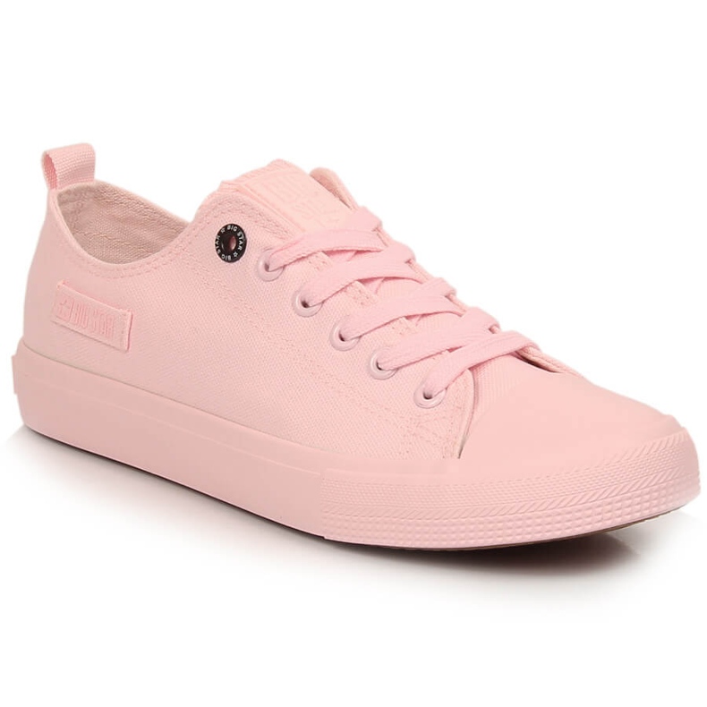 Tênis feminino rosa pó Big Star LL274022