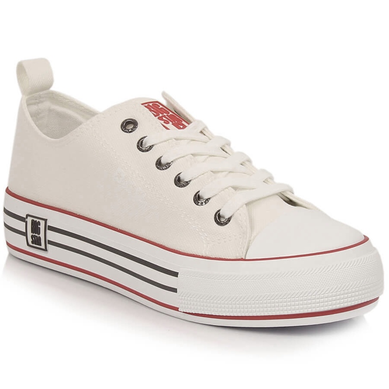 Tênis feminino na plataforma branco Big Star LL274180