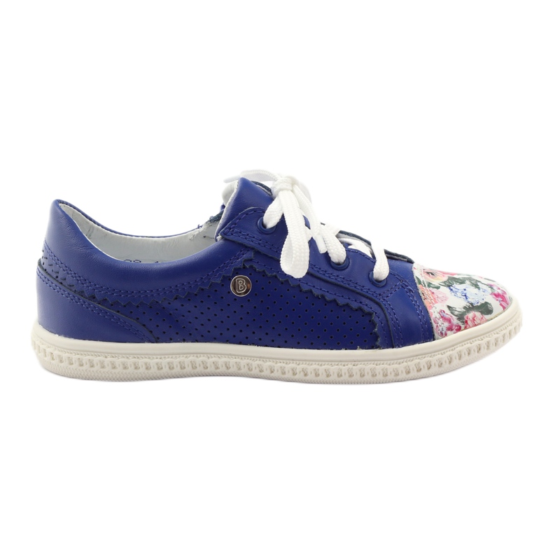 Sapatos de menina flores Bartek 15524 azul Sapatos de menina flores Bartek 15524 azul