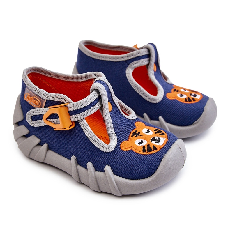 BEFADO S.A. Sapatos Chinelos Befado Tigre 110P462 Marinho azul marinho