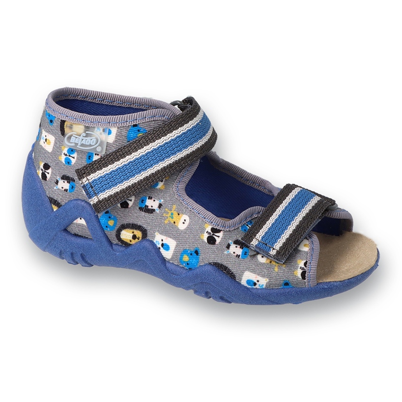 Sapato infantil Befado amarelo 350P034 azul