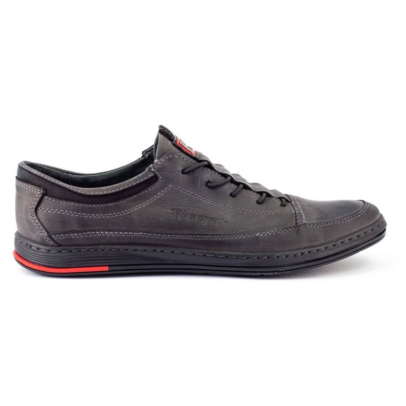 Polbut Sapatos casuais masculinos cinza K22