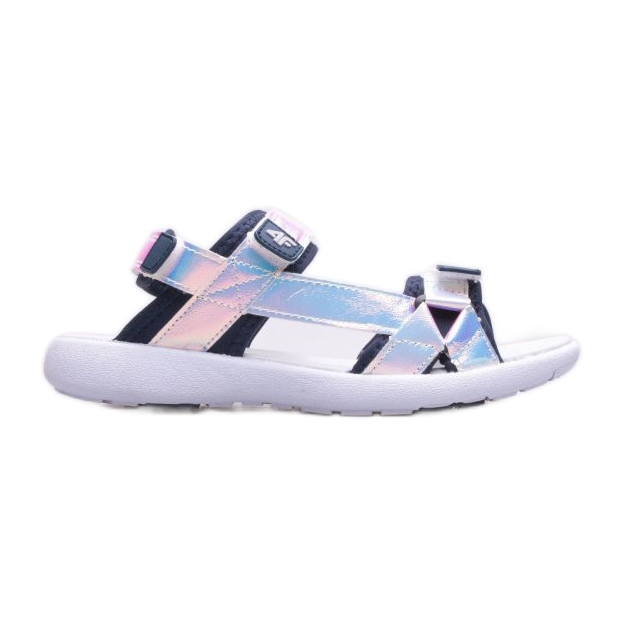 Sandálias 4F HJL22-JSAD002 90S branco prata Sandálias 4F HJL22-JSAD002 90S branco prata