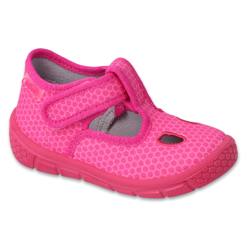 Chinelos infantis Befado com velcro 630P003 rosa Chinelos infantis Befado com velcro 630P003 rosa