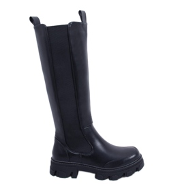 Sapatinho com cabedal elástico Roberts Black preto Sapatinho com cabedal elástico Roberts Black preto
