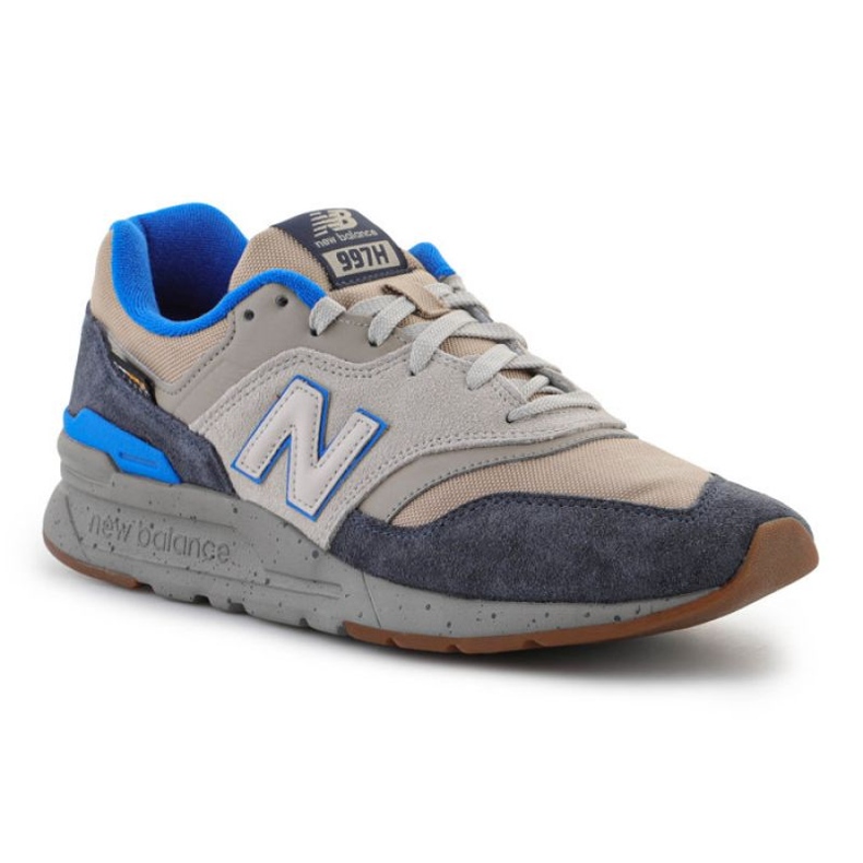 Tênis New Balance M CM997HTV bege azul marinho