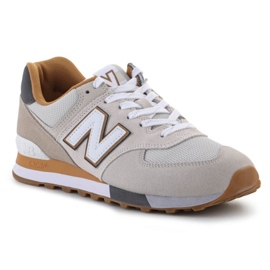 Tênis New Balance M ML574PO2 bege