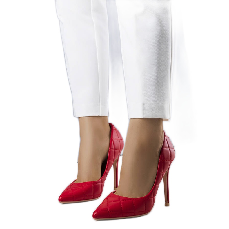 BM Salto acolchoado vermelho Lore
