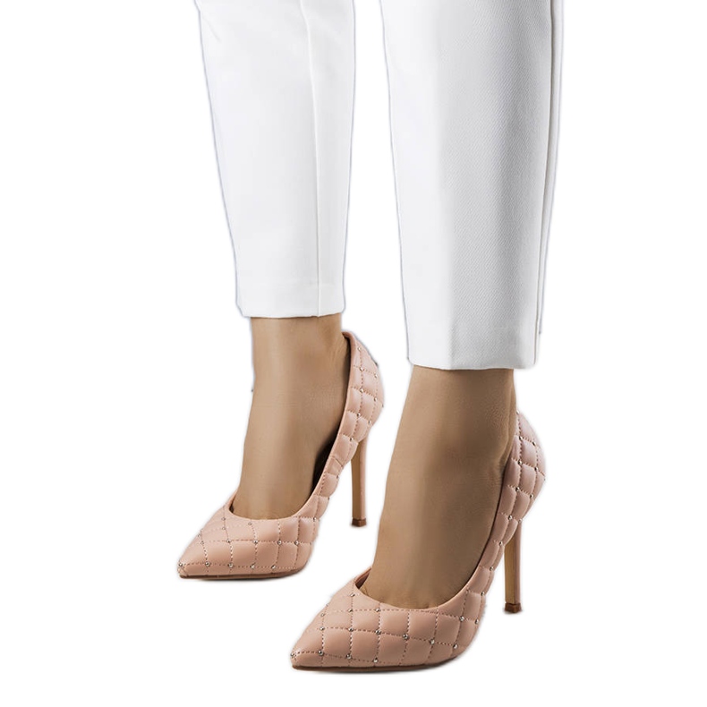 Salto acolchoado rosa Dayton