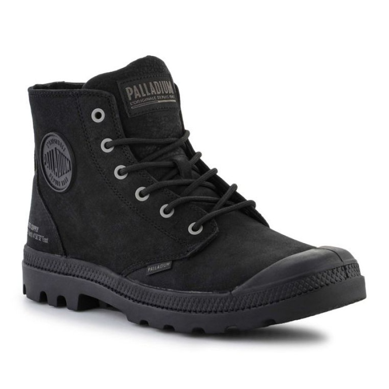 Sapatos Palladium Pampa Hi Supply Lth U 77963-001-M preto