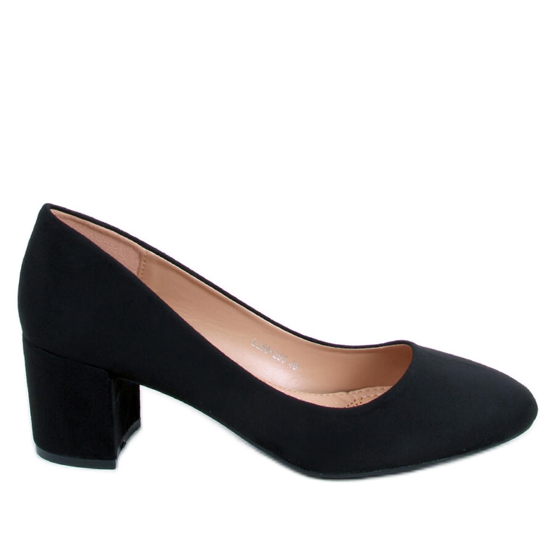 Sapatos de salto baixo Louise Black preto