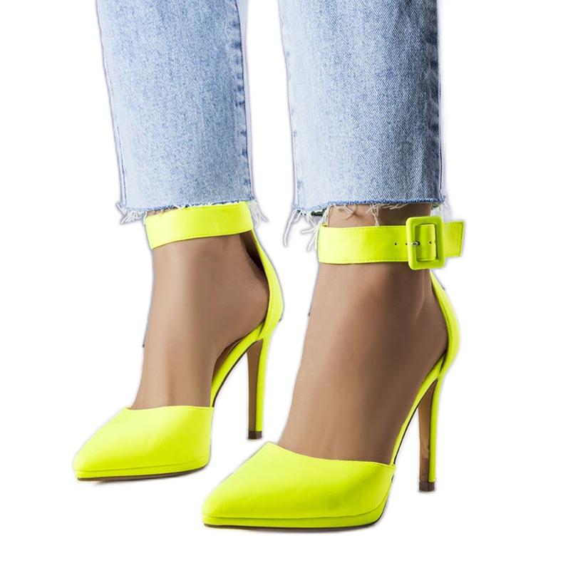 PA1 Sapatos neon amarelos da Gerardo