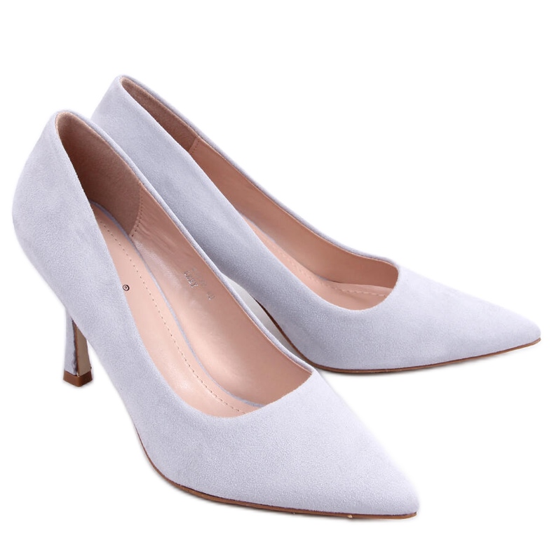 PA1 Sapatilhas femininas de camurça Giorgia Grey cinza