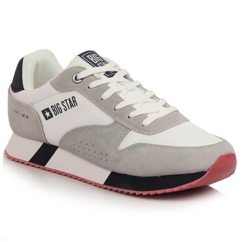 Sapatos esportivos masculinos White Big Star LL174160 bege branco
