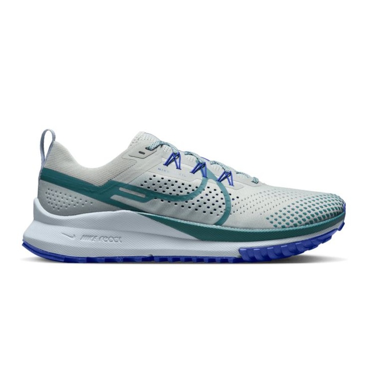 Tênis de corrida Nike React Pegasus Trail 4 M DJ6158-005 cinza verde