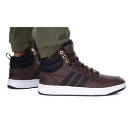 Tênis adidas Hoops 3.0 Mid Wtr M GZ6680 marrom