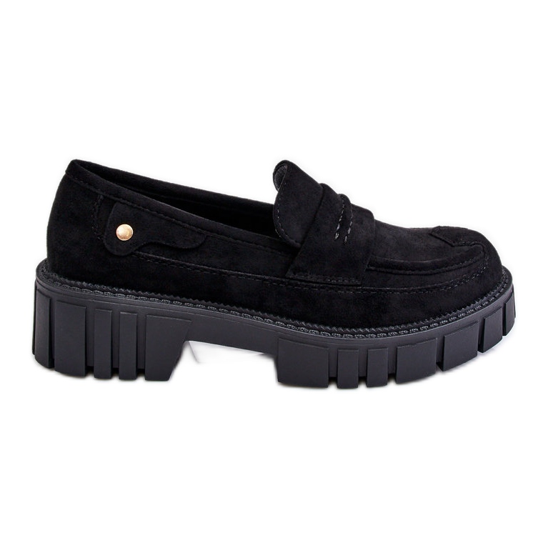 PS2 Sapatos femininos de camurça pretos Fiorell