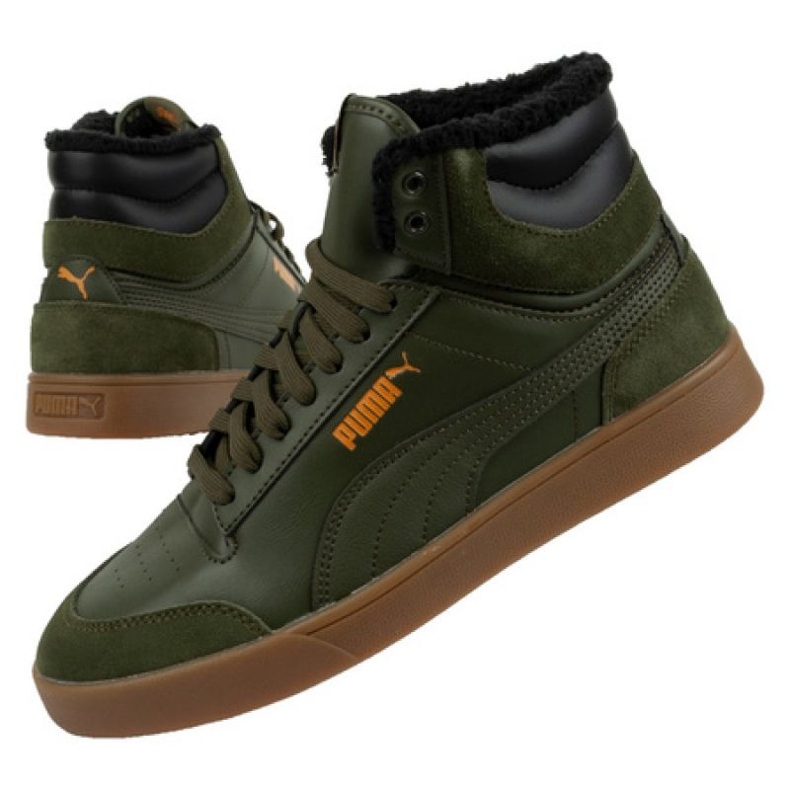 Sapatos de inverno Puma Shuffle Mid 387609 02 verde