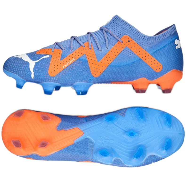 Chuteiras Puma Future Ultimate Low FG/AG 107169 01 azul azul