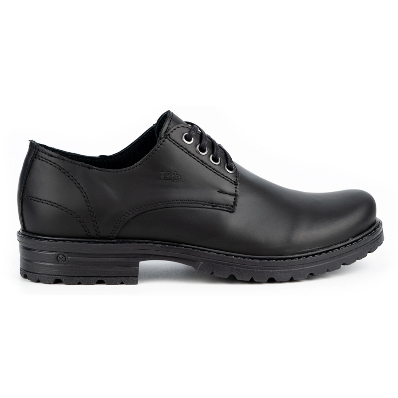 Polbut Botas de homem em pele 2120 pretas preto