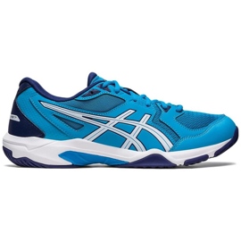Tênis de vôlei Asics Gel-Rocket 10 M 1071A054 409 azul azul