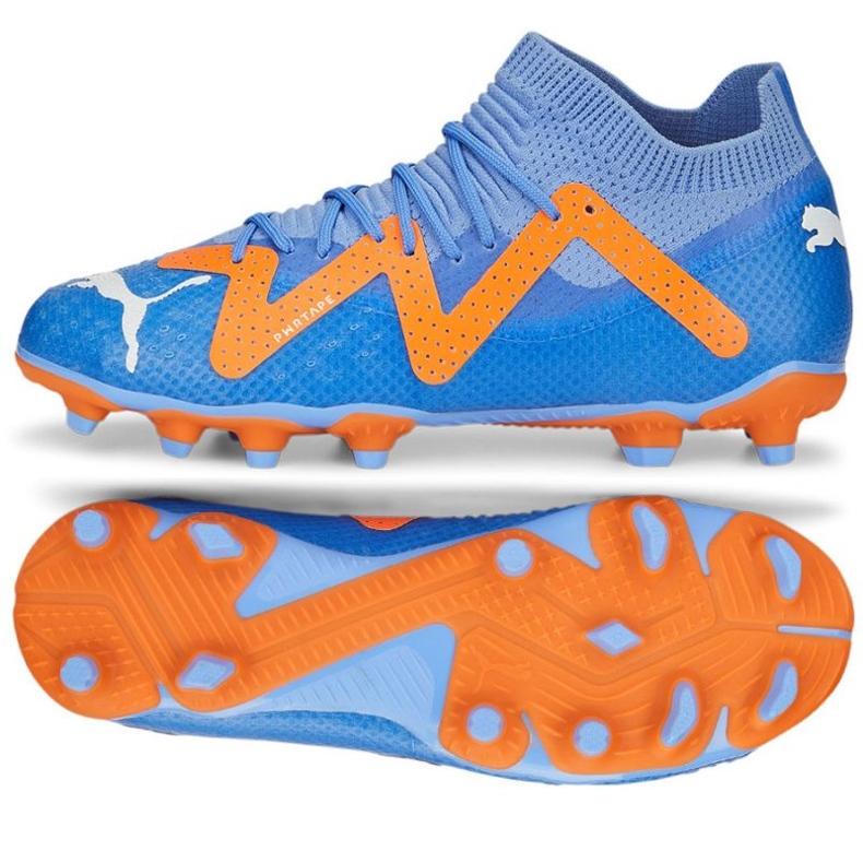Puma Future Pro FG/AG Jr 107194 01 tênis azul azul