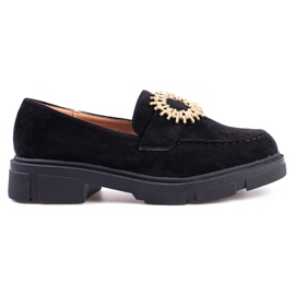 Sapatos de camurça pretos Shelovet de mulher