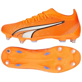 Chuteira Puma Ultra Match MxSG M 107216 01 laranja laranjas e tintos