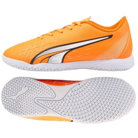 Chuteiras Puma Ultra Play It 107237 01 laranja laranjas e vermelhos