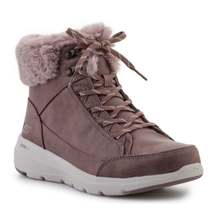 Sapatos Skechers Glacial Ultra Cozyly 144178-MVE bege