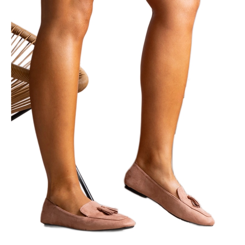 Sapatilhas Cillian de camurça ecológica rosa