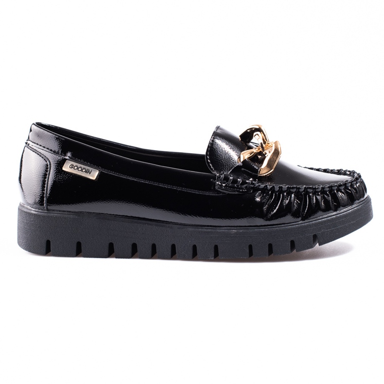 Goodin Sapatos de mulher Shelovet preto lacado