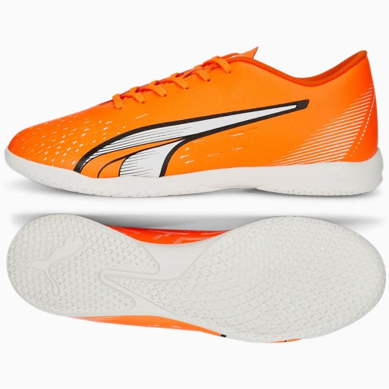 Chuteiras Puma Ultra Play It 107227 01 laranja laranjas e tintos