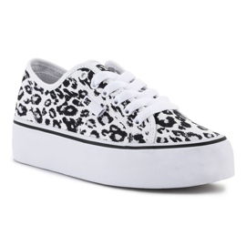 Sapatos DC Manual Plataforma Cheetah print AdyS300280-Che W 300280-CHE branco