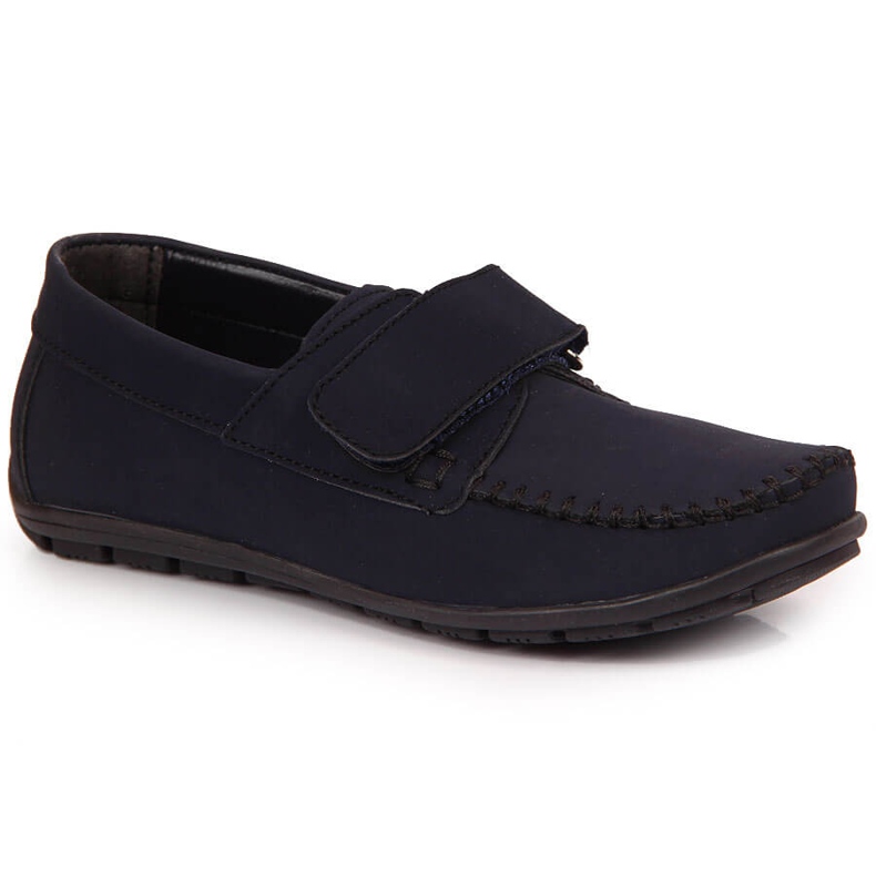 Mocassins de menino com velcro azul marinho Kornecki 6804 Mocassins de menino com velcro azul marinho Kornecki 6804