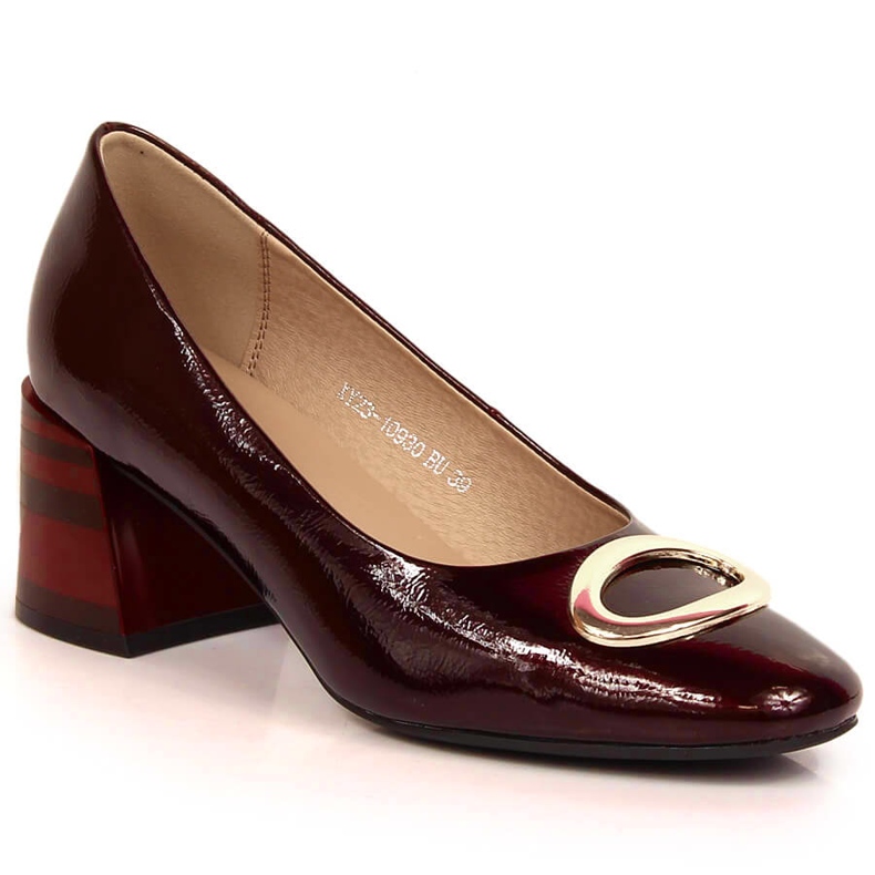 Sapatilha de couro envernizado Vinceza 10930 vermelho