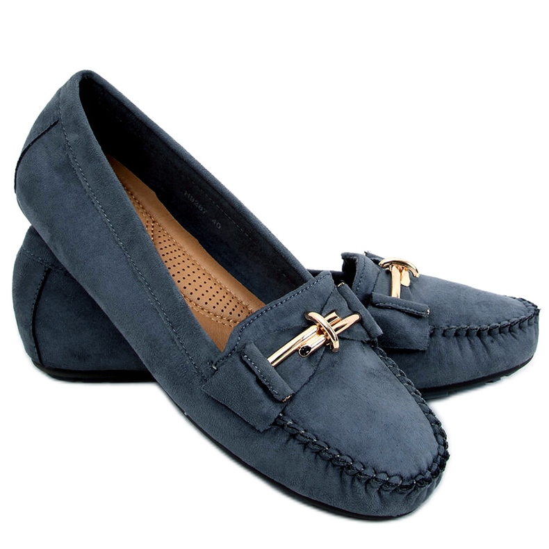 Mocassins Lyset Gris para mulher cinza