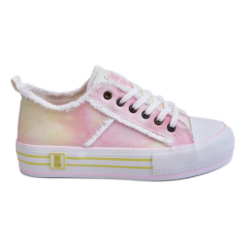 Tênis feminino baixo Big Star LL274174 multicolorido