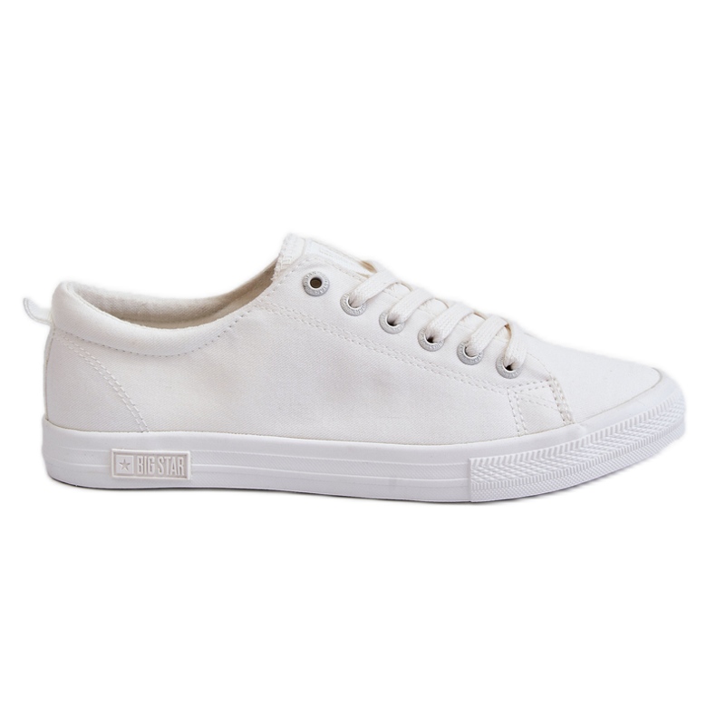 Tênis feminino liso baixo Big Star LL274058 branco