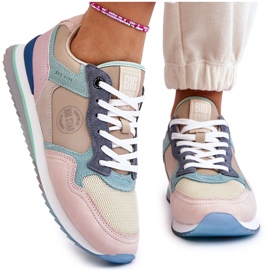 Calçados esportivos femininos sistema de espuma viscoelástica Big Star LL274347 multicolorido