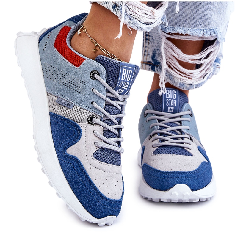 Tênis feminino Big Star LL274421 azul