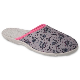 BEFADO FLIPPERS FELIAS ROSES/BEIGE 235D189 com flores rosa