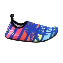 Sapatos aquáticos de neoprone azul ProWater