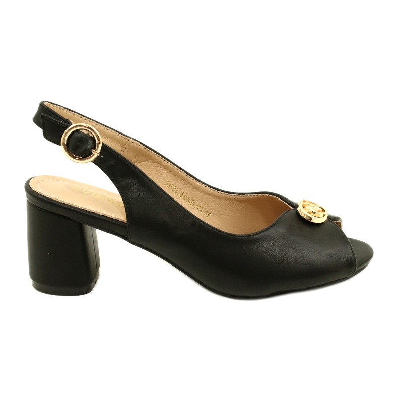 Evento Sandálias femininas no post com decoração 23SD35-5480 Black preto