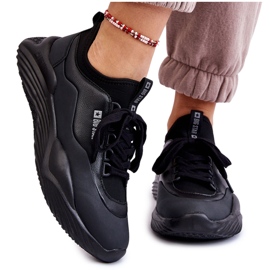 Tênis feminino sistema de espuma viscoelástica Big Star LL274419 preto