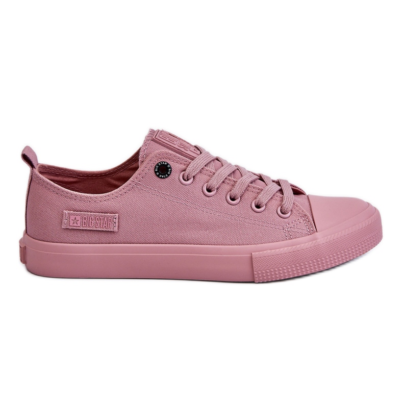 Tênis feminino clássico baixo Big Star LL274027 rosa